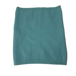 ZARA Tube Top Bandeau Bustier Corset sweetheart Crop Top Green Teal Size M New